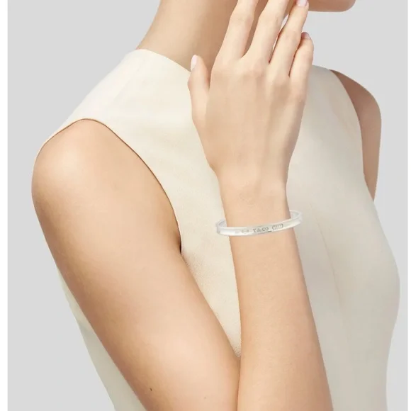 Tiffany & Co. Sterling Silver 1837 Collection Narrow Vintage Bangle Bracelet - Picture 3 of 9